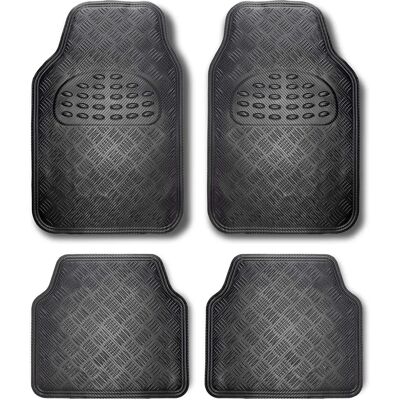 BigBuy Voiture ALF10130 Charbon - Set de Tapis de Sol - Publicité BigBuy Voiture ALF10130 Charbon - Set de Tapis de Sol - Publicité