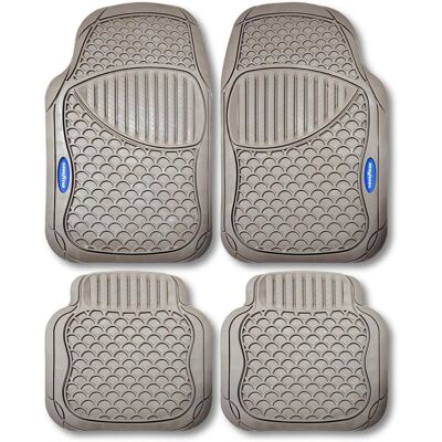 Kit de Tapis de Sol pour Voiture Beiges Goodyear GOD9022 - 4 pcs Kit de Tapis de Sol pour Voiture Beiges Goodyear GOD9022 - 4 pcs