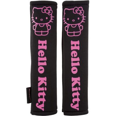 BigBuy Coussinets de Ceinture de Sécurité Hello Kitty - Noir BigBuy Coussinets de Ceinture de Sécurité Hello Kitty - Noir