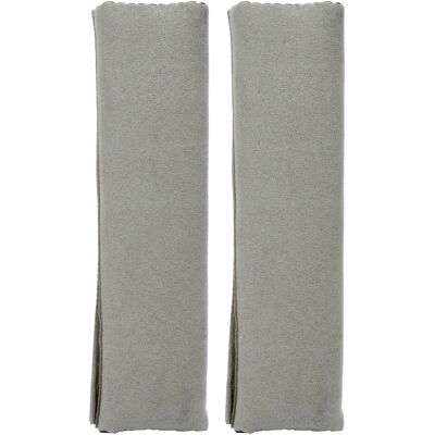 BC CORONA Couvre ceintures en velours gris - Protection de ceinture BC CORONA Couvre ceintures en velours gris - Protection de ceinture