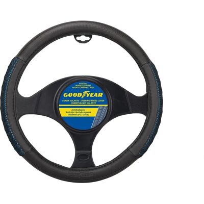 Funda de volante antideslizante GOD7007 Ø 37-38 cm Negro/Azul Funda de volante antideslizante GOD7007 Ø 37-38 cm Negro/Azul