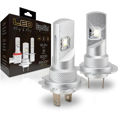 SUPERLITE H7 Plug&Play Gold LED Strålkastarsats SUPERLITE H7 Plug&Play Gold LED Strålkastarsats