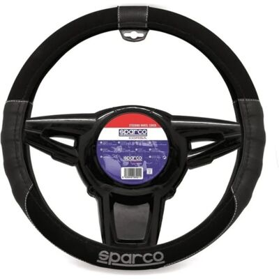 Sparco SP 90110 L-Sport Styrkåpa - Sklisäker, Lätt att montera, Universal passform Sparco SP 90110 L-Sport Styrkåpa - Sklisäker, Lätt att montera, Universal passform