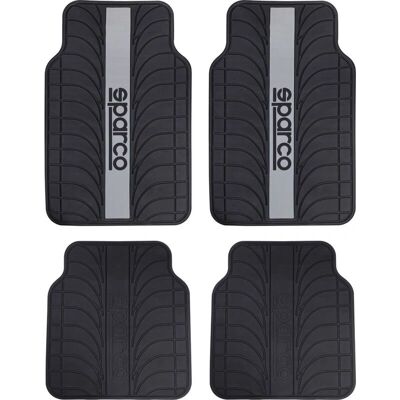 Σετ χαλιών αυτοκινήτου Sparco SPC1913GR - Αντιολισθητικά, Εύκολα στον καθαρισμό - Κατάλληλο για όλα τα αυτοκίνητα Σετ χαλιών αυτοκινήτου Sparco SPC1913GR - Αντιολισθητικά, Εύκολα στον καθαρισμό - Κατάλληλο για όλα τα αυτοκίνητα