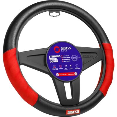 Fodera per Volante Sparco SPC1102L Universale - Antiscivolo, Facile da installare, Compatibilità universale Fodera per Volante Sparco SPC1102L Universale - Antiscivolo, Facile da installare, Compatibilità universale