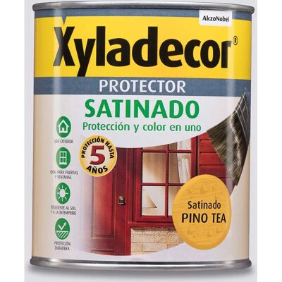 Protector de madera satinado Pino Tea - 750 ml Xyladecor Protector de madera satinado Pino Tea - 750 ml Xyladecor