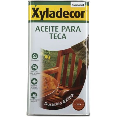 Aceite protector Bruguer Xyladecor - 5L - Teca Interior/Exterior Aceite protector Bruguer Xyladecor - 5L - Teca Interior/Exterior