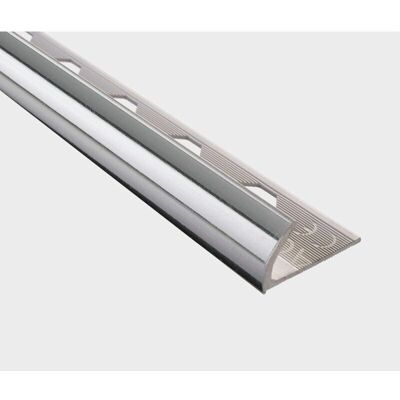 EMAC Perfil de aluminio Novocanto - Gris - Acabado pared EMAC Perfil de aluminio Novocanto - Gris - Acabado pared