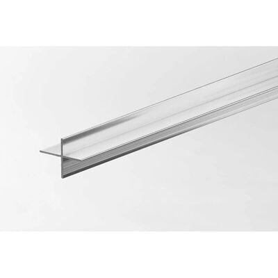 EMAC Novopilastra Perfil de Aluminio - Plata Brillo - 2,5m EMAC Novopilastra Perfil de Aluminio - Plata Brillo - 2,5m