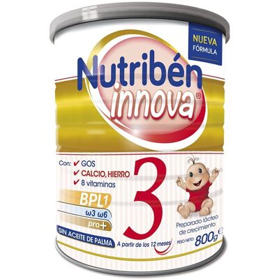 Leche Innova 3 12m+ - Fórmula infantil Nutribén Leche Innova 3 12m+ - Fórmula infantil Nutribén