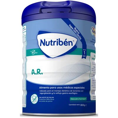 Leite infantil Nutriben AR 800g - Apoio ao refluxo Leite infantil Nutriben AR 800g - Apoio ao refluxo