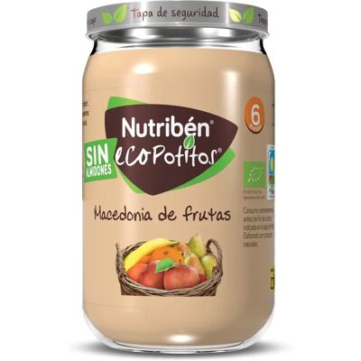Nutriben Ecopotito Ensalada de Frutas Baby - Orgánico, 235g Nutriben Ecopotito Ensalada de Frutas Baby - Orgánico, 235g
