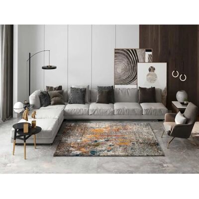 Tapis multicolore sauvage Universal XXI - 200x290cm - Publicité Tapis multicolore sauvage Universal XXI - 200x290cm - Publicité
