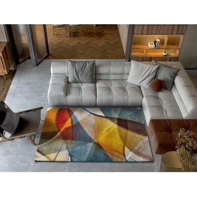 Tapis géométrique multicolore UNIVERSAL XXI 200x290cm - Publicité Tapis géométrique multicolore UNIVERSAL XXI 200x290cm - Publicité