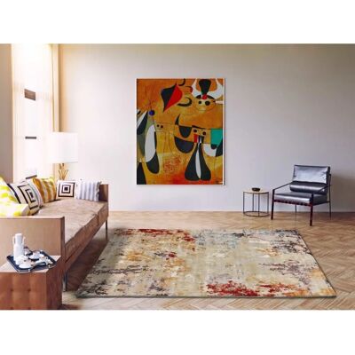 Tapis rectangulaire multicolore UNIVERSAL XXI - 133x190cm - Publicité Tapis rectangulaire multicolore UNIVERSAL XXI - 133x190cm - Publicité