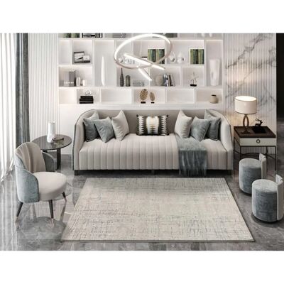 Tapis Court Gris Atticgo - Texture Abstraite 160x230cm - Publicité Tapis Court Gris Atticgo - Texture Abstraite 160x230cm - Publicité