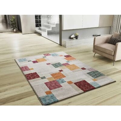 Atticgo - EIDER - Multicolore géométrique - 80x150 cm - Rug - Publicité Atticgo - EIDER - Multicolore géométrique - 80x150 cm - Rug - Publicité