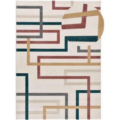 Tapis Karisma Multicolore Géométrique - Tapis d'intérieur - Publicité Tapis Karisma Multicolore Géométrique - Tapis d'intérieur - Publicité