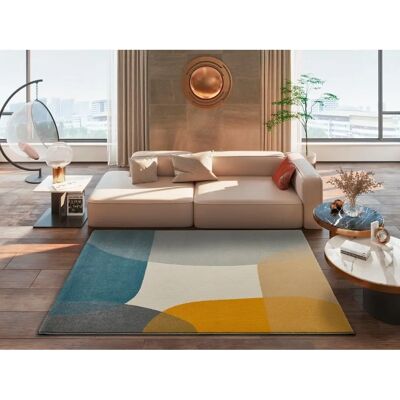 Tapis Multicolore Géométrique Atticgo - 3 Tailles - Publicité Tapis Multicolore Géométrique Atticgo - 3 Tailles - Publicité