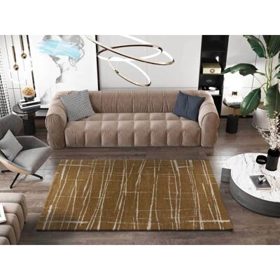 Tapis géométrique en cuivre atticgo 120x170cm - Produit intérieur - Publicité Tapis géométrique en cuivre atticgo 120x170cm - Produit intérieur - Publicité