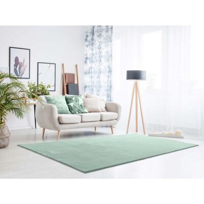 Alfombra lavable verde Atticgo 160x230cm - Alfombra Alfombra lavable verde Atticgo 160x230cm - Alfombra