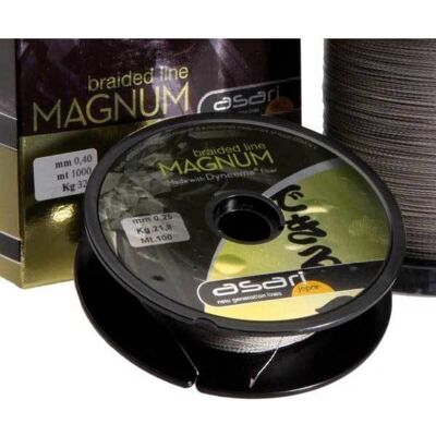 Asari Magnum Braided Line 10x100 M Gray - Fishing Line Asari Magnum Braided Line 10x100 M Gray - Fishing Line
