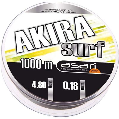 Asari Akira Surf 1000 M Linha Branca - Linha de Pesca Asari Akira Surf 1000 M Linha Branca - Linha de Pesca