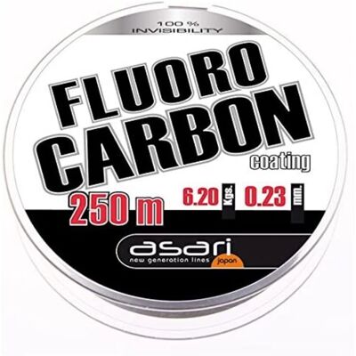 Rivestimento in fluorocarbonio Asari 0,230 mm - Linea da Pesca Rivestimento in fluorocarbonio Asari 0,230 mm - Linea da Pesca