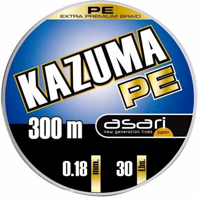 Asari Kazuma Pe 300 M - Línea Trenzada - Pesca Asari Kazuma Pe 300 M - Línea Trenzada - Pesca