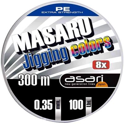 Asari Masaru Jigging Colors 300 M Multicolor - Fishing Line Asari Masaru Jigging Colors 300 M Multicolor - Fishing Line