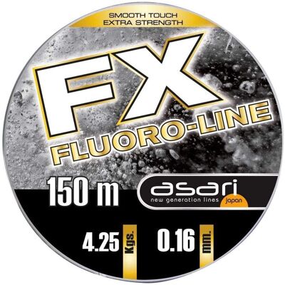 Asari Fx Fluorocarbon 150 M Verde - Filo da Pesca Asari Fx Fluorocarbon 150 M Verde - Filo da Pesca