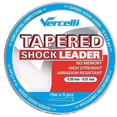 Vercelli Tapered Shock Leader - 15M - Línea de Pesca Vercelli Tapered Shock Leader - 15M - Línea de Pesca
