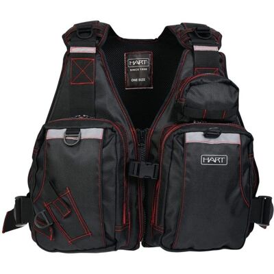 Chaleco Oceanic Pro de Hart - Chaleco de pesca, Ajustable, Ligero Chaleco Oceanic Pro de Hart - Chaleco de pesca, Ajustable, Ligero