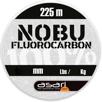 Nobu 225 M Fluorocarbon Transparant - Viskouslijn Nobu 225 M Fluorocarbon Transparant - Viskouslijn