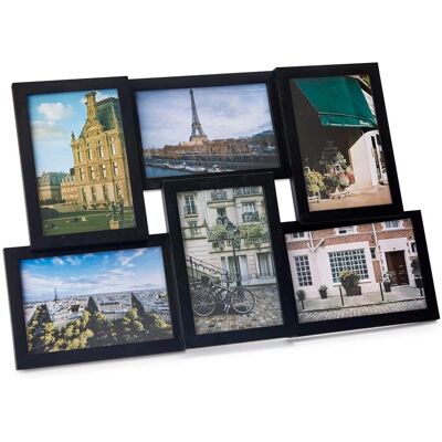 Cadre photo multiple noir Balvi - Cadre photo Cadre photo multiple noir Balvi - Cadre photo