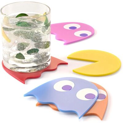 Balvi Pac-Man Coasters Set - Multicolor Balvi Pac-Man Coasters Set - Multicolor