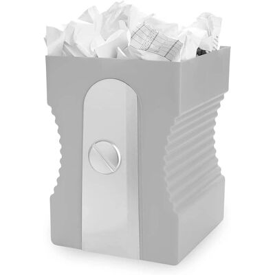Lixeira de papel cinza Balvi - Decoração de escritório Lixeira de papel cinza Balvi - Decoração de escritório