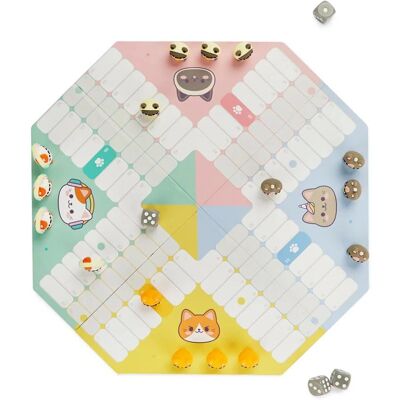Balvi Kawaii Katt Parchisi - För 4 Spelare Balvi Kawaii Katt Parchisi - För 4 Spelare