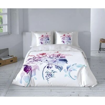 Hosteline Kobe Blue Double Duvet Cover Set - 3 Pieces Hosteline Kobe Blue Double Duvet Cover Set - 3 Pieces