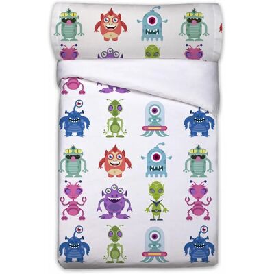 Set di federa piumino Pierre Cardin ALIENS Bianco - 3 Pezzi Set di federa piumino Pierre Cardin ALIENS Bianco - 3 Pezzi
