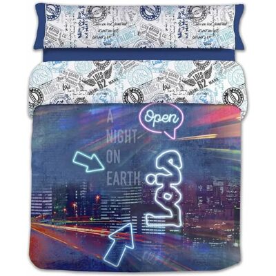 Lois Nordic Blue King duvet cover set - Nordic duvet cover set Lois Nordic Blue King duvet cover set - Nordic duvet cover set