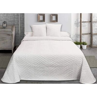 Javier Larrainzar ESPIGA White Bed Cover - Bedspread Javier Larrainzar ESPIGA White Bed Cover - Bedspread