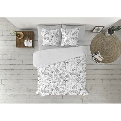 Ensemble de housse de couette Pierre Cardin FANY Gris Solo Ensemble de housse de couette Pierre Cardin FANY Gris Solo