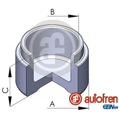 Autofren Seinsa D025260 Bremsecaliper - Bremse Del Autofren Seinsa D025260 Bremsecaliper - Bremse Del