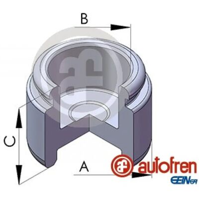 AUTOFREN SEINSA Bremsesko - 42mm Stål foran AUTOFREN SEINSA Bremsesko - 42mm Stål foran