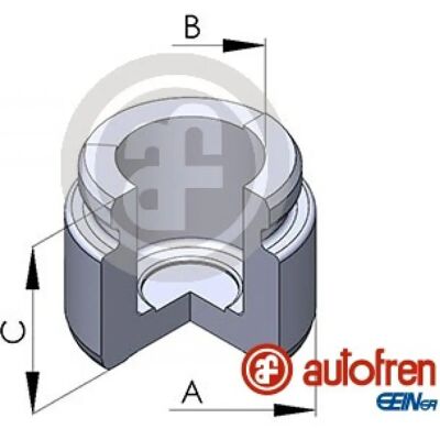 AUTOFREN SEINSA D025672 - Pinza freno posteriore 42mm Acciaio AUTOFREN SEINSA D025672 - Pinza freno posteriore 42mm Acciaio