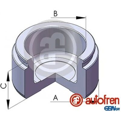 Autofren D025772 Bremsetøj - 43mm Aluminium Honda Legend Autofren D025772 Bremsetøj - 43mm Aluminium Honda Legend