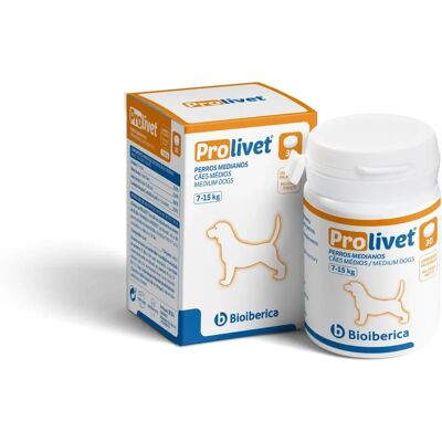 Bioiberica Prolivet Raza Mediana de Perro - Apoya Función Hepática - Suplementos Bioiberica Prolivet Raza Mediana de Perro - Apoya Función Hepática - Suplementos