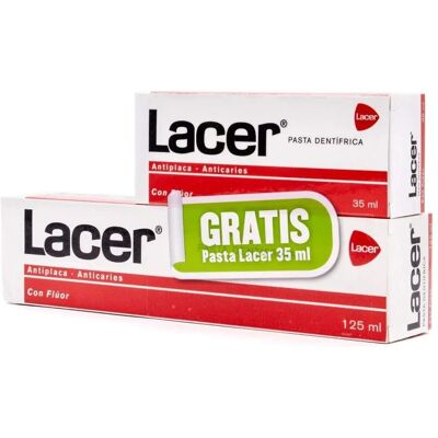 Lacer Dentifrice - 125 ml + 25 ml Bonus - Protection Dentaire - Publicité Lacer Dentifrice - 125 ml + 25 ml Bonus - Protection Dentaire - Publicité