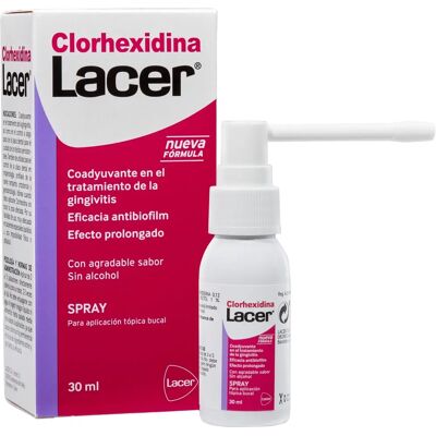 Lacer Chlorhexidine Spray - Unisex - 40 ml - Oral Care Lacer Chlorhexidine Spray - Unisex - 40 ml - Oral Care